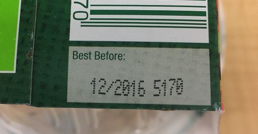 Best before date