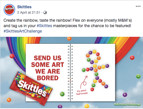 Skittles advertising