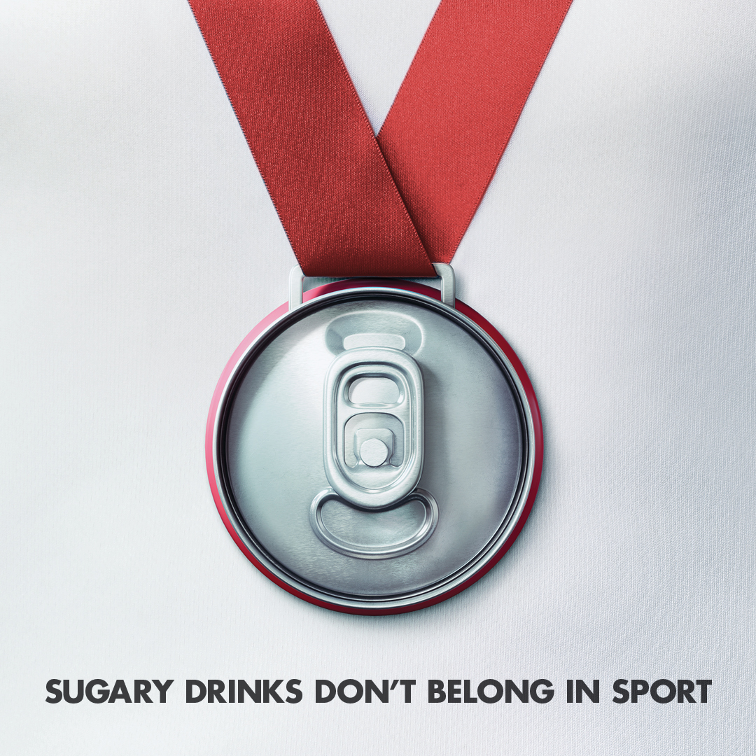 Sugary drinks don't belong in sport
