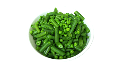 peas and beans