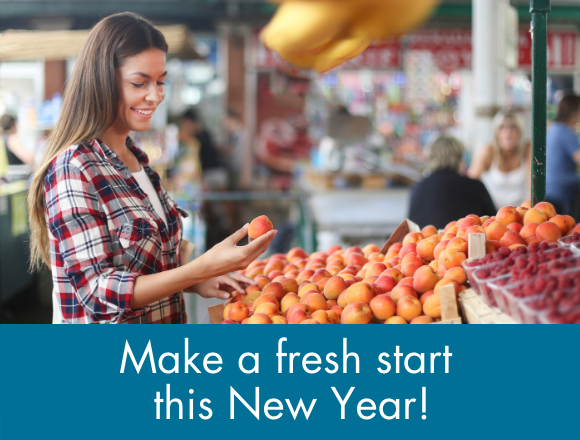 Click here for our tips to make a fresh start this New Year