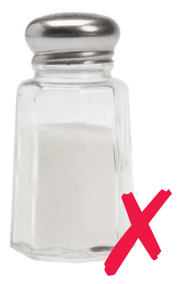 No to salt