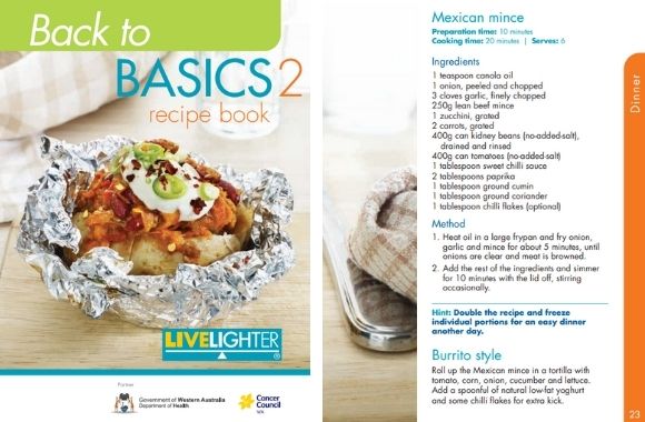 Back to Basics 2 Recipe Booklet thumbnail