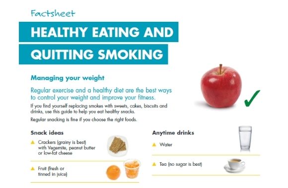Healthy eating & quitting smoking thumbnail