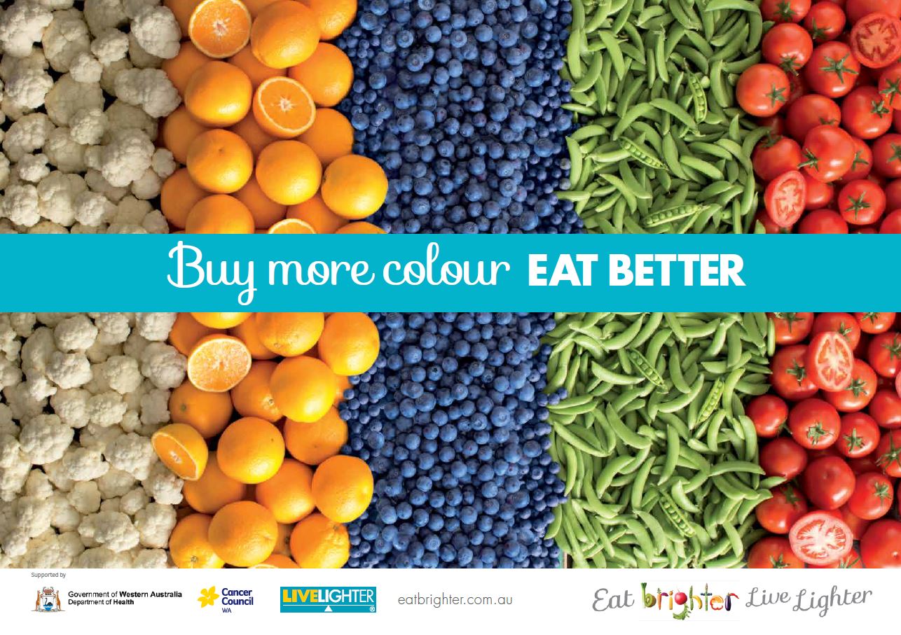 Buy more colour rainbow poster